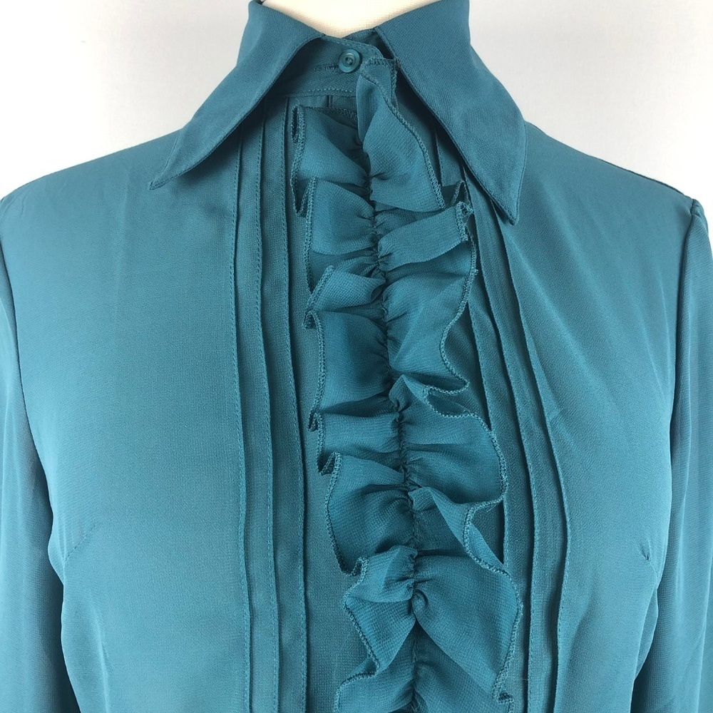 Tess Ruffle Blouse Size 4 - Picture 2 of 7